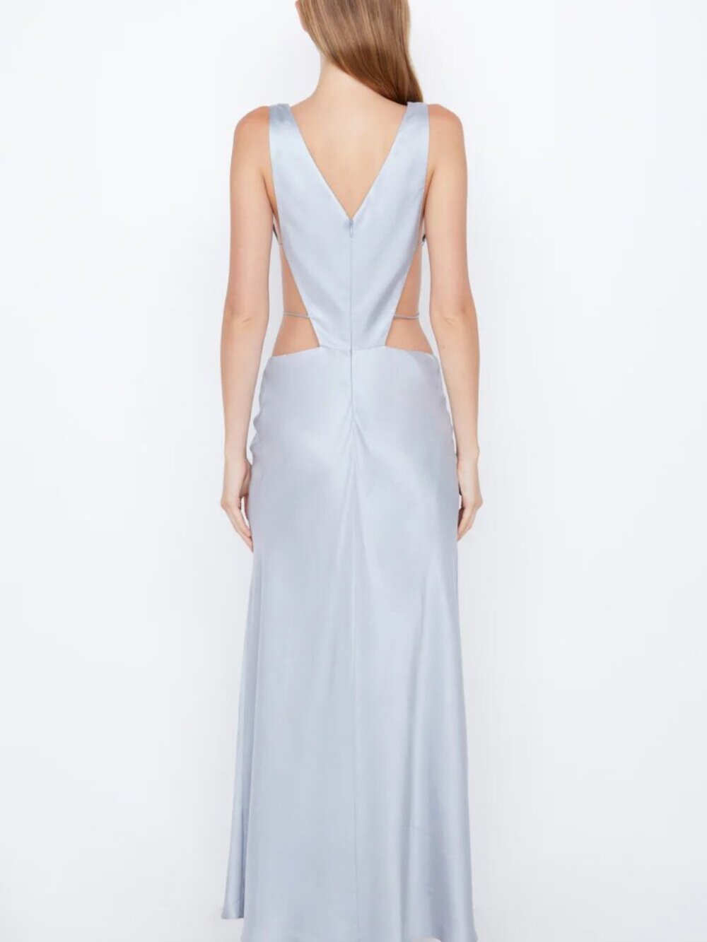 Bec + Bridge Agathe Diamond Dress in Blue (Dove Blue) - Size AU 8 / US 4